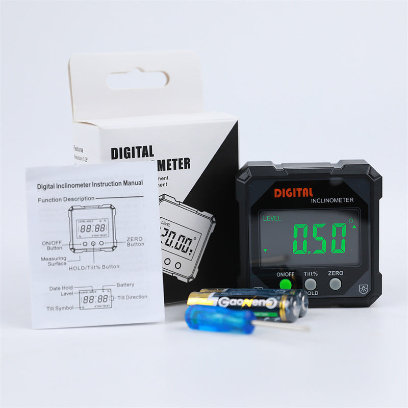 📐 50% RABATT 🧲 IP54 wasserdichter digitaler Winkelmesser, präzise mit Magnetbasis 🛠️
