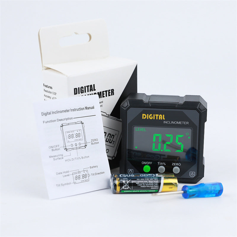 📐 50% RABATT 🧲 IP54 wasserdichter digitaler Winkelmesser, präzise mit Magnetbasis 🛠️