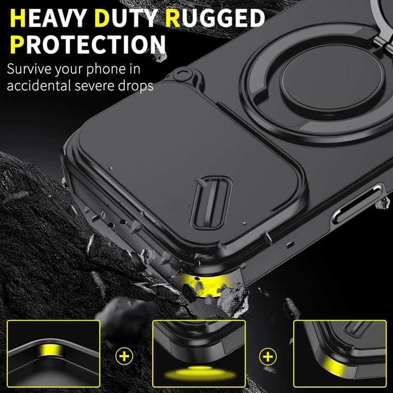 Magnetische Handyhülle mit Ringständer für iPhone