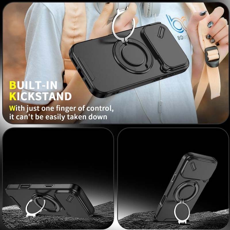 Magnetische Handyhülle mit Ringständer für iPhone