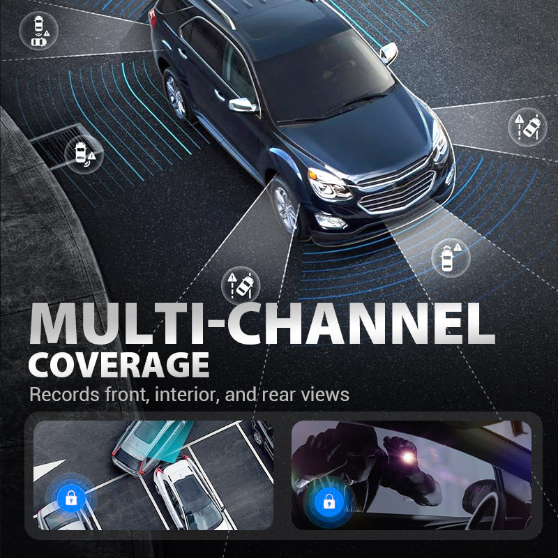 🦸 Neuheiten 2026 - 50 % Rabatt 🦸 4-Kanal-Dashcam mit WLAN und Nachtsichtfunktion