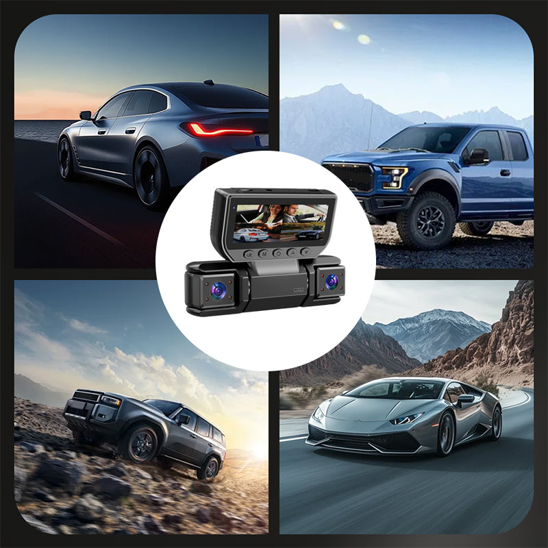 🦸 Neuheiten 2026 - 50 % Rabatt 🦸 4-Kanal-Dashcam mit WLAN und Nachtsichtfunktion