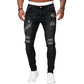 Stylische Herren-Skinny-Jeans mit Rissen