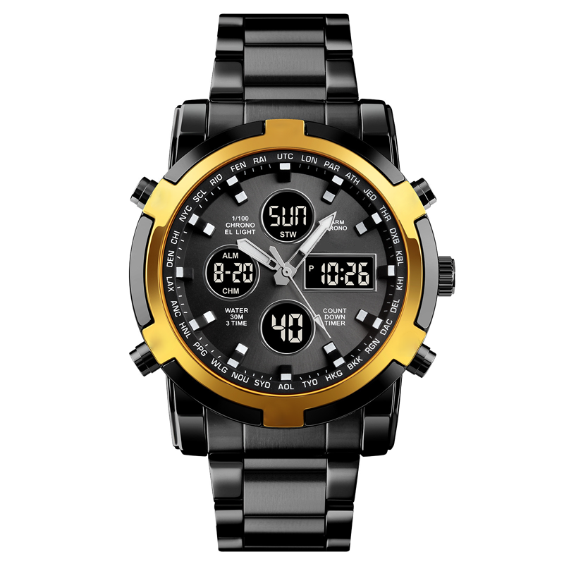 ✨⌚Wasserdichte Militäruhr für Herren – Analog-Digital, Edelstahl & Stoßfest 🛡️
