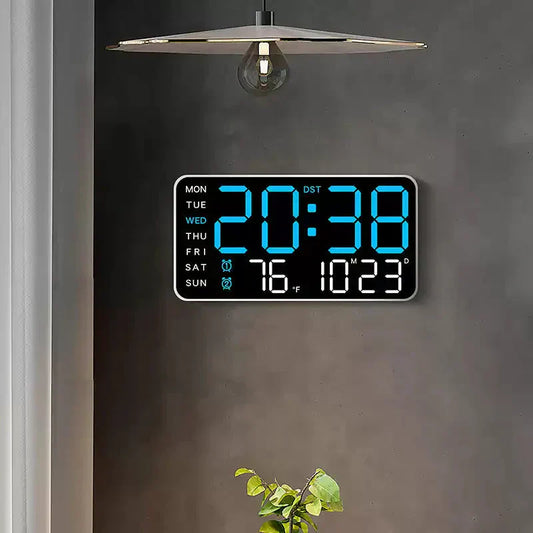 📢📢50 % RABATT !! ⏰Multifunktionale dekorative LED-Digital-Wanduhr，Die grenzenlose Digitaluhr für das moderne norwegische Zuhause