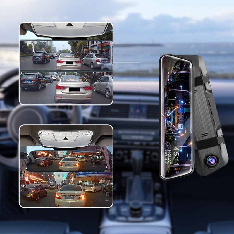 💥 50 % Rabatt! Rückspiegel-Dashcam mit Front- & Rückkamera – 720P, Nachtsicht, Sprachsteuerung & Touchscreen 🚗📹 Limitiertes Angebot ⏳