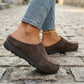 🎉Neuheiten 2026 – 50% RABATT!👡 Damen-Breite Mules-Hausschuhe: Slip-On + Stützende Sohle – retro & bequem für Frühling/Herbst