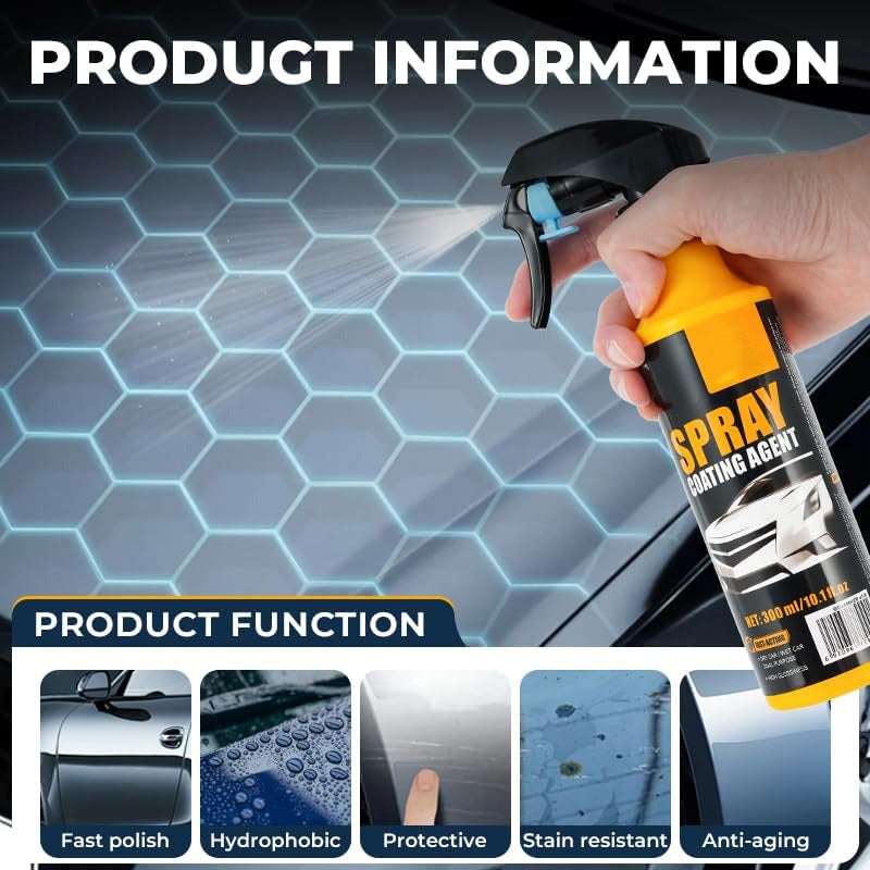 💎 -50% AUF DAS NANO-HYDROPHOBE AUTO-BESCHICHTUNGSSPRAY! 💎 Strahlender Glanz, Kratzschutz & Einfache Anwendung ✨
