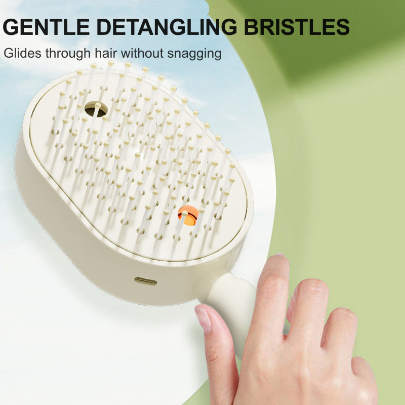 ✨💆‍♀️ Elektrische Sprüh- & Massage-Haarbürste – sanfte Pflege & Entspannung für die Kopfhaut