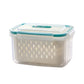 🥗 50% RABATT! 🧊 5er-Pack Kühlschrank-Organizer – Stapelbare Obstbehälter mit Herausnehmbarem Sieb, BPA-frei & Ideal Für Salat, Beeren & Gemüse 🥦