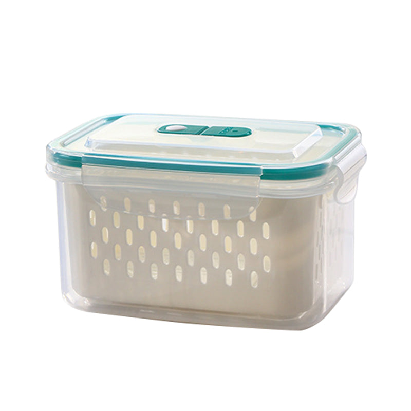 🥗 50% RABATT! 🧊 5er-Pack Kühlschrank-Organizer – Stapelbare Obstbehälter mit Herausnehmbarem Sieb, BPA-frei & Ideal Für Salat, Beeren & Gemüse 🥦