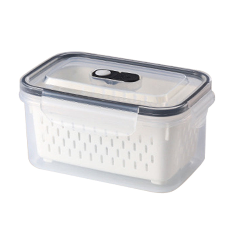 🥗 50% RABATT! 🧊 5er-Pack Kühlschrank-Organizer – Stapelbare Obstbehälter mit Herausnehmbarem Sieb, BPA-frei & Ideal Für Salat, Beeren & Gemüse 🥦