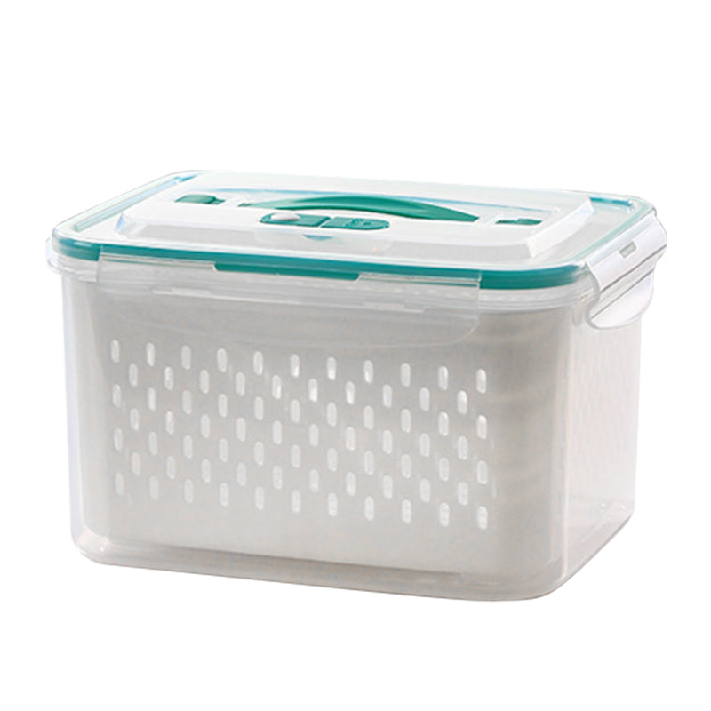 🥗 50% RABATT! 🧊 5er-Pack Kühlschrank-Organizer – Stapelbare Obstbehälter mit Herausnehmbarem Sieb, BPA-frei & Ideal Für Salat, Beeren & Gemüse 🥦