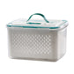 🥗 50% RABATT! 🧊 5er-Pack Kühlschrank-Organizer – Stapelbare Obstbehälter mit Herausnehmbarem Sieb, BPA-frei & Ideal Für Salat, Beeren & Gemüse 🥦