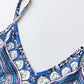 👗JETZT 50 % RABATT!💃Maxikleid für Damen mit Retro-Print und V-Ausschnit✨