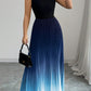 👗✨ Ombré-Faltenärmelloses Stehkragen-Maxikleid – 50% RABATT! Romantisch, feminin & perfekt für festliche Anlässe ❤️