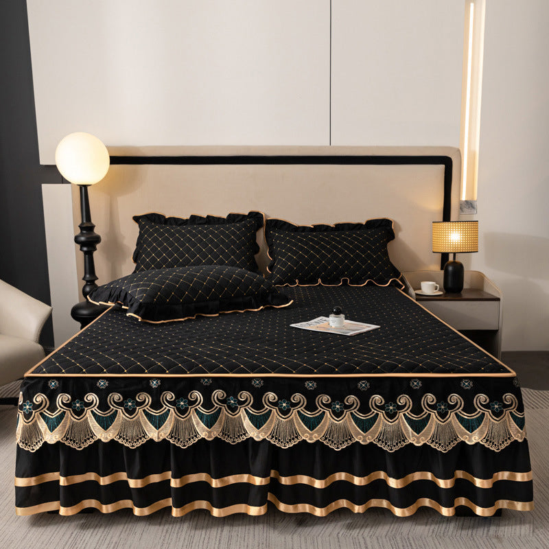 📢📢NEUES PRODUKT 2026 – 50 % RABATT✨ Rüschenbettlaken + Bettbezug + Kissenbezug💓🛏️ Verkörpert Eleganz und Komfort des Augenblicks💫