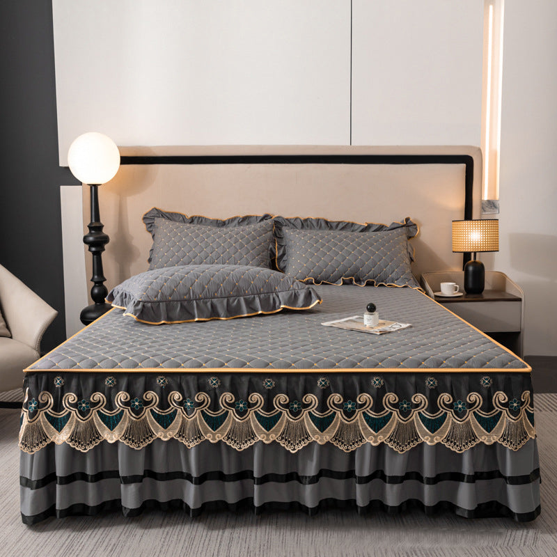 📢📢NEUES PRODUKT 2026 – 50 % RABATT✨ Rüschenbettlaken + Bettbezug + Kissenbezug💓🛏️ Verkörpert Eleganz und Komfort des Augenblicks💫