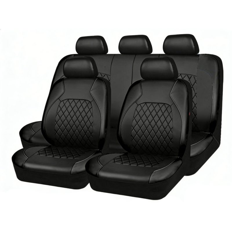 🚗【✨Limitierter — 50% RABATT!】 9-teiliges Leder-Autositzbezug-Set – Universelle Passform, Atmungsaktiv & Leicht zu Reinigen für perfekten Innenraum 🛋️