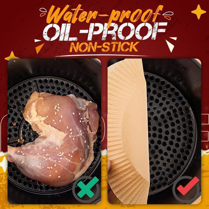 🍟 50% RABATT! 🔥 Heißluftfritteuse Einwegpapier-Einlage – Fettbeständig, Antihaft-Beschichtet & Perfekt Für Saubere, Knusprige Ergebnisse Ohne Abwaschen 🧼