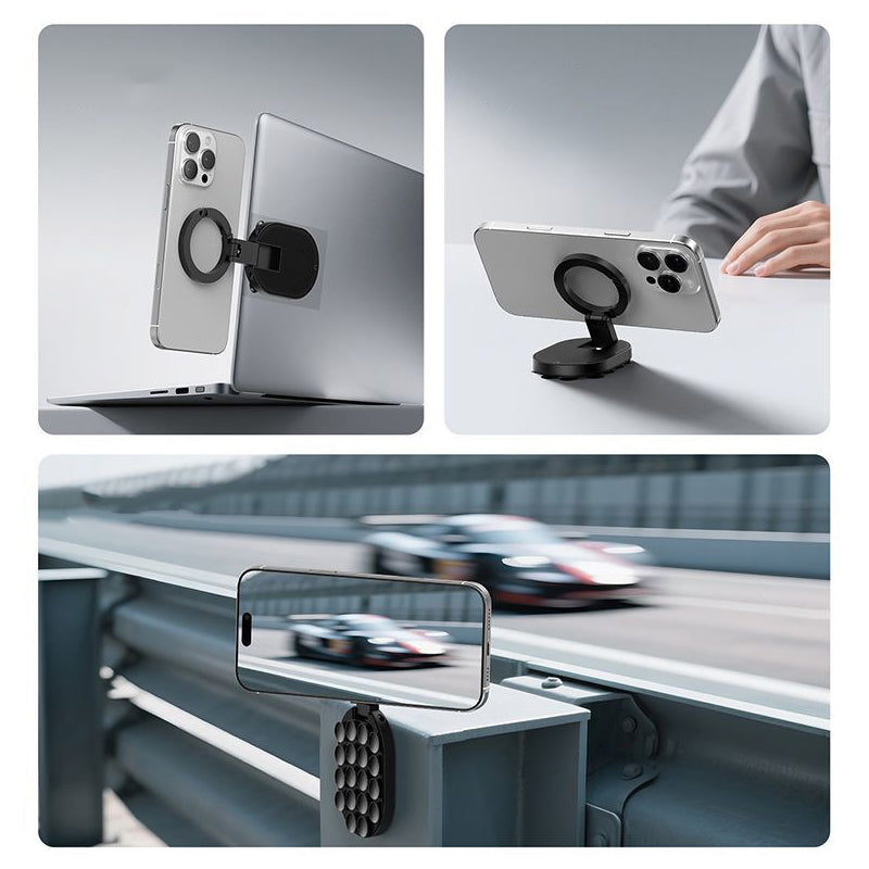 📱 KAUFE 3, ERHALTE 1 GRATIS! 🧲 3-in-1-Handyhalterung mit Magnetbefestigung – Klappbar & 360° drehbar – Starker Halt, universell einsetzbar – perfekt für Auto, Schreibtisch oder Küche – kompatibel mit allen Smartphones 🚗✨