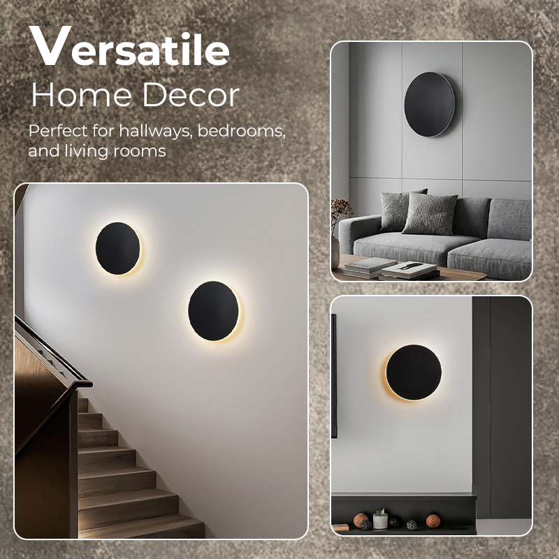 💡 JETZT 50 % RABATT! ✨ Moderne runde LED-Wandleuchten – dimmbar, energiesparend und mit elegantem Design für jeden Raum 🏠