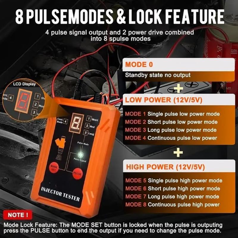 🔧 50% RABATT! ⚙️ Professionelles 4-Modus-Werkzeug zum Testen & Reinigen von Einspritzdüsen – Präzise Diagnose, Universell & Einfach zu Bedienen 🚗