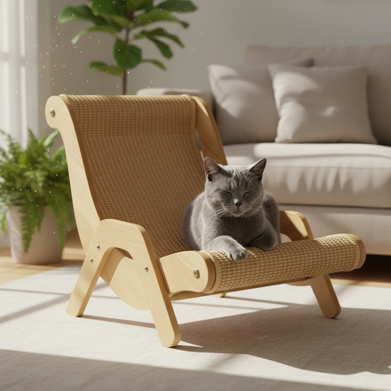 🐱 50% RABATT! ✨ 2-in-1-Kratzbaum aus Sisal – Neuheit 2026 – Platzsparend, Langlebig & Perfekt zum Krallenwetzen 🏠