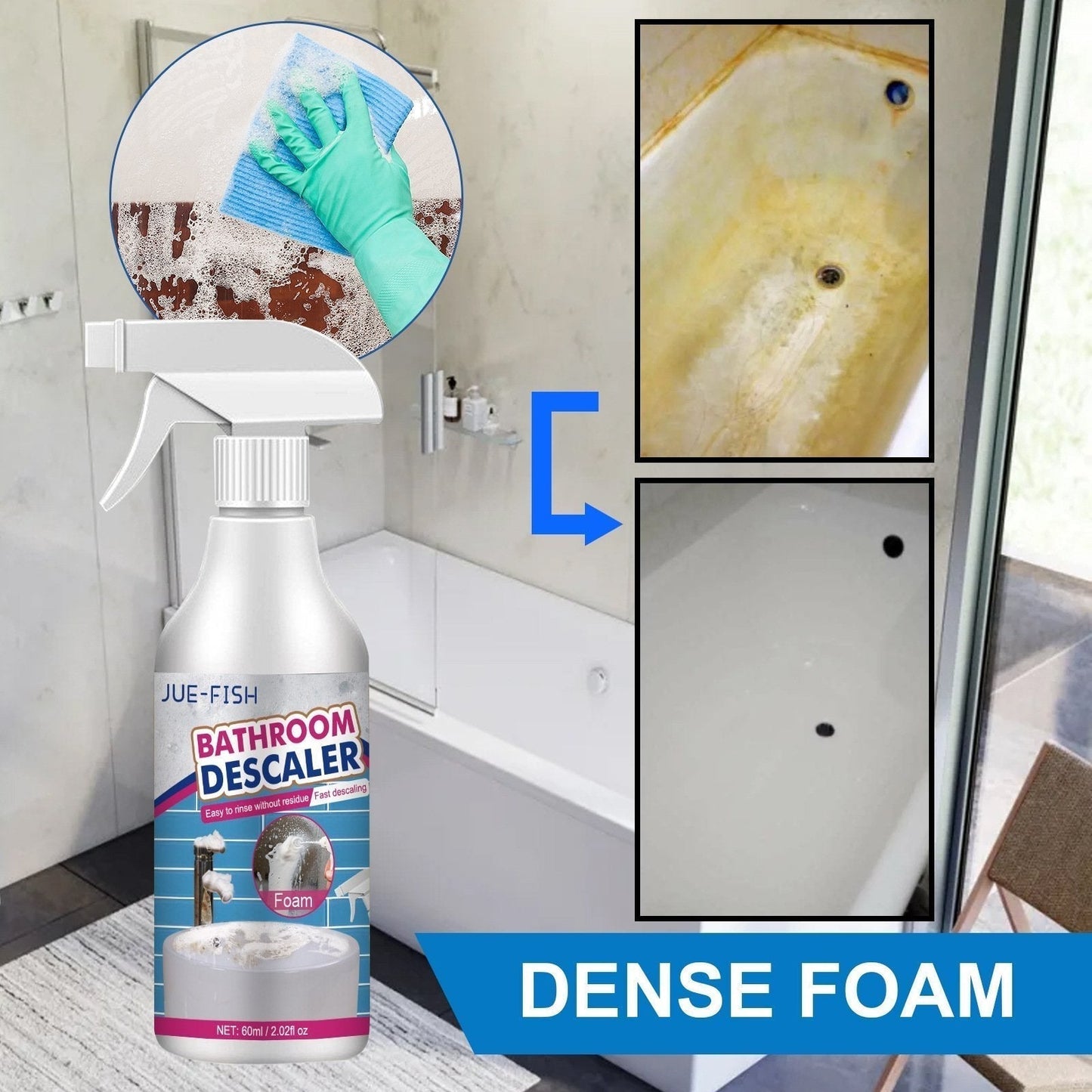 Spezialreiniger für Glasflecken