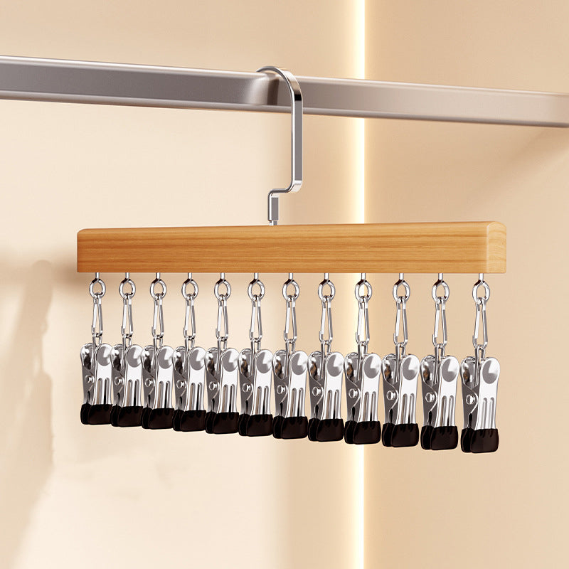 👕🔥 50% RABATT! 360° Drehbarer Mehrfach-Kleiderbügel mit Haken – 10 Clips – Platzsparend & praktisch – Perfekt für Röcke, Hosen, Schals & Accessoires ✨