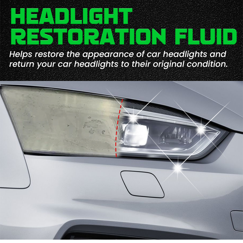 🌞Frühlingserwachen: 50% Rabatt!🚗 Scheinwerfer-Restaurierungsflüssigkeit – Gegen Vergilbung & Oxidation – Für klare Sicht & UV-Schutz – Einfache Anwendung