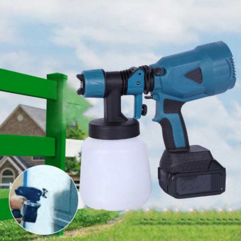 🎨 50% RABATT! ⚡ Kabelloses Sprühgerät – 5 Düsen, Hochdruck & ergonomisch – Ideal für Lackierarbeiten, präzise & sauber ✨