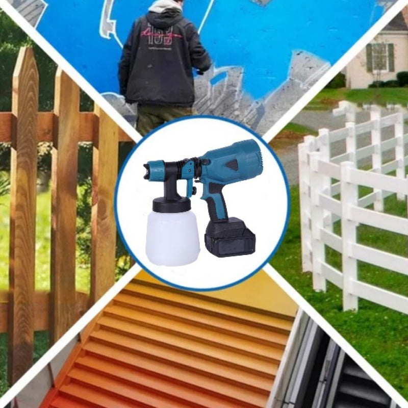 🎨 50% RABATT! ⚡ Kabelloses Sprühgerät – 5 Düsen, Hochdruck & ergonomisch – Ideal für Lackierarbeiten, präzise & sauber ✨