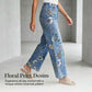 🔥 HALBPREIS DEAL 👖 Blumen-Jeans für Damen – gerade geschnitten & trendy 🌿 + Kostenloser Versand ab 2 Artikeln ✨