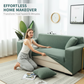 🛋️ Stretch-Sofa-Bezug mit Jacquard-Muster – Rundum-Passform für Couch & Sessel – Elastischer Möbel-Schoner in Übergröße – Waschbarer Polsterbezug