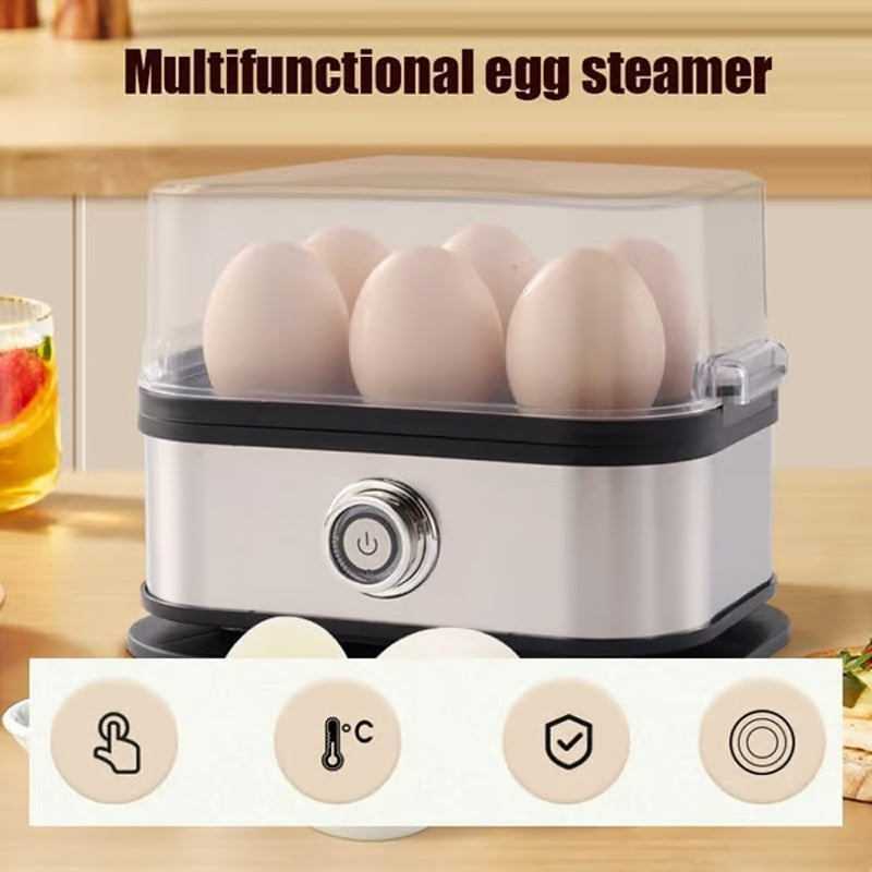 🍳50 % RABATT💨 Multifunktionaler Eierkocher mit transparentem Deckel – zum Kochen, Pochieren oder für Omeletts✨