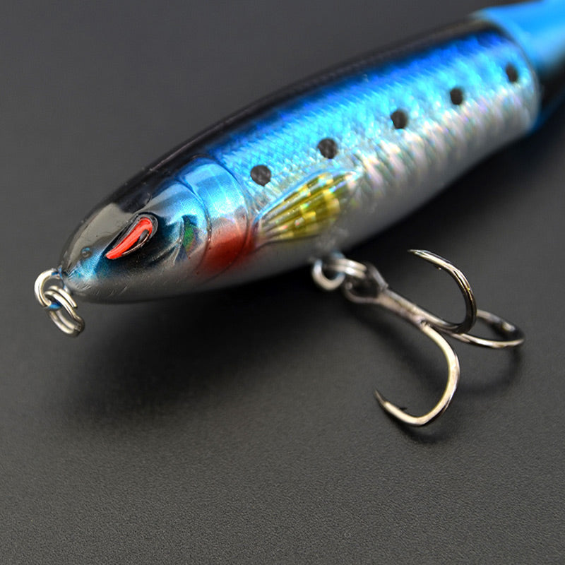 📢📢50 % Rabatt!! ⏰ Oberflächenköder mit Propeller – Wobbler/Popper, Schwimmend, Ideal für Raubfischangeln