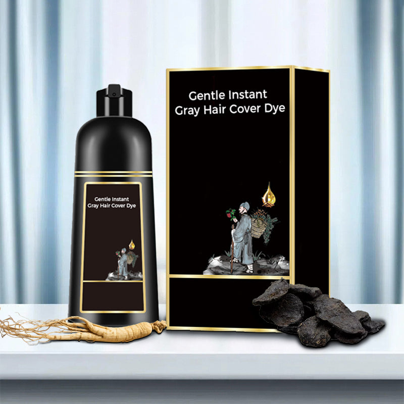 💆‍♀️ 50% RABATT! 🎨 Sanfte Sofort-Haarfarbe Zur Grauen Abdeckung – Ammoniakfrei, Pflegendes Öl & Perfekt Für Eine Natürliche, Deckende Färbung 🌿