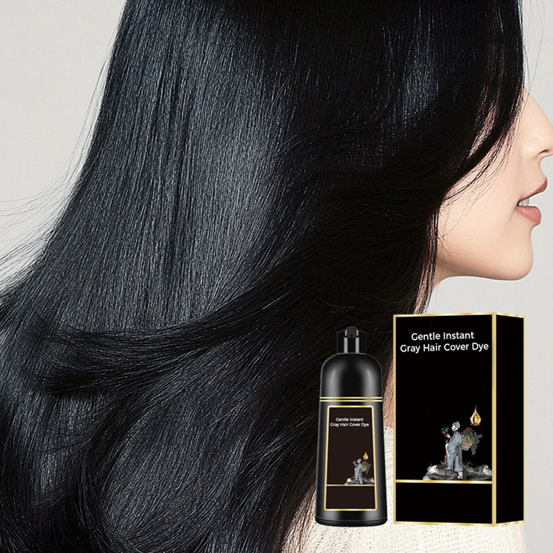 💆‍♀️ 50% RABATT! 🎨 Sanfte Sofort-Haarfarbe Zur Grauen Abdeckung – Ammoniakfrei, Pflegendes Öl & Perfekt Für Eine Natürliche, Deckende Färbung 🌿