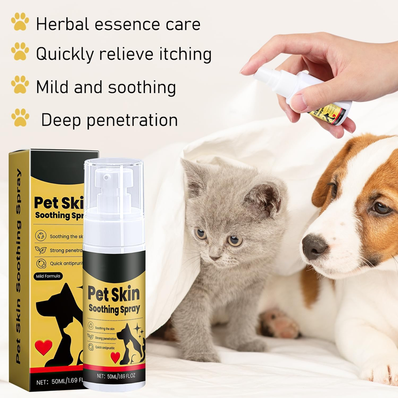 Hautberuhigendes Spray für Haustiere