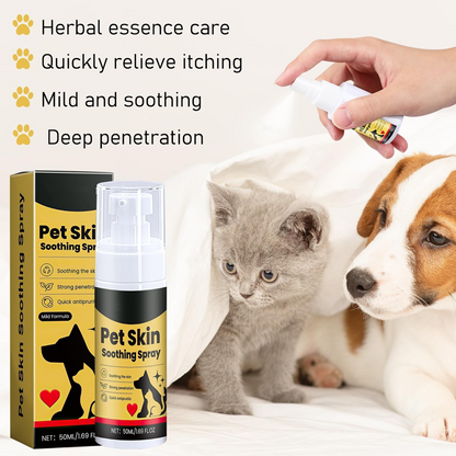 Hautberuhigendes Spray für Haustiere
