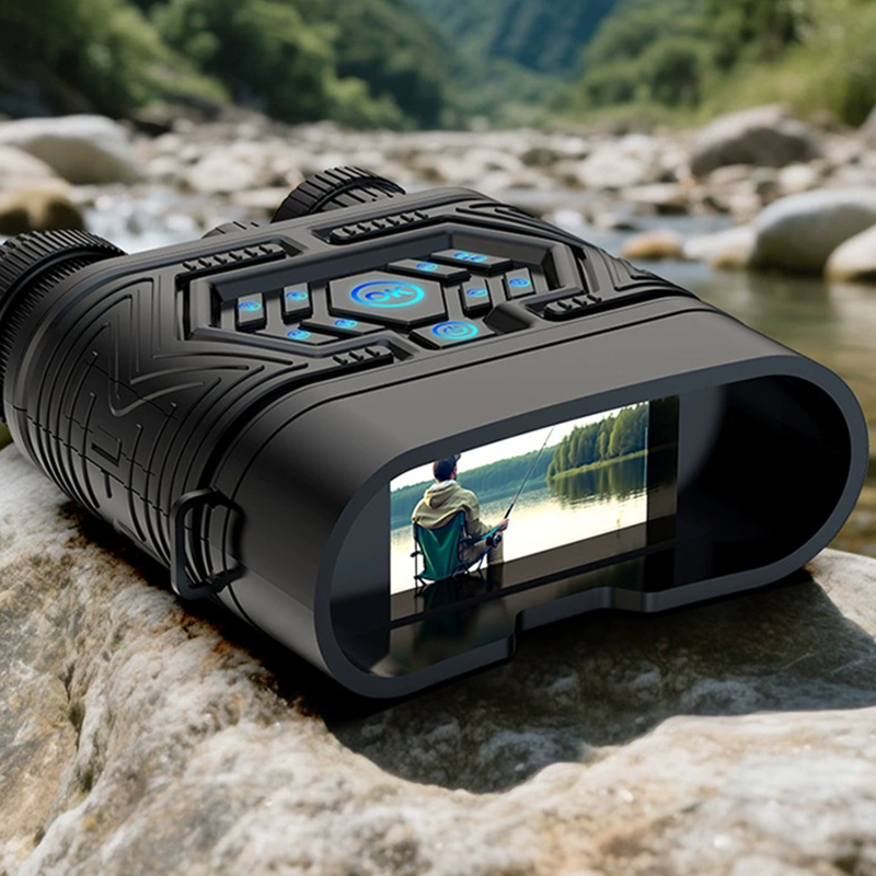 Digitales Nachtsicht-Fernglas – 3-Zoll-HD-Display, 4K-Aufnahme & 800m Reichweite bei Nacht 🌙🔭