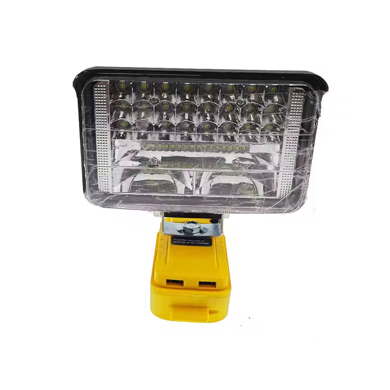 🔦 50% RABATT! ⚡ Makita 18V Kompatibles Arbeitslicht – 2-Modus LED Flutlicht, Dual USB-Anschlüsse & Ideal Für Baustelle, Werkstatt & Notfälle 🛠️