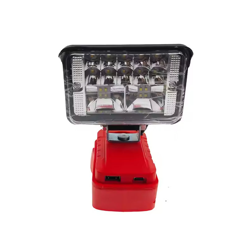 🔦 50% RABATT! ⚡ Makita 18V Kompatibles Arbeitslicht – 2-Modus LED Flutlicht, Dual USB-Anschlüsse & Ideal Für Baustelle, Werkstatt & Notfälle 🛠️