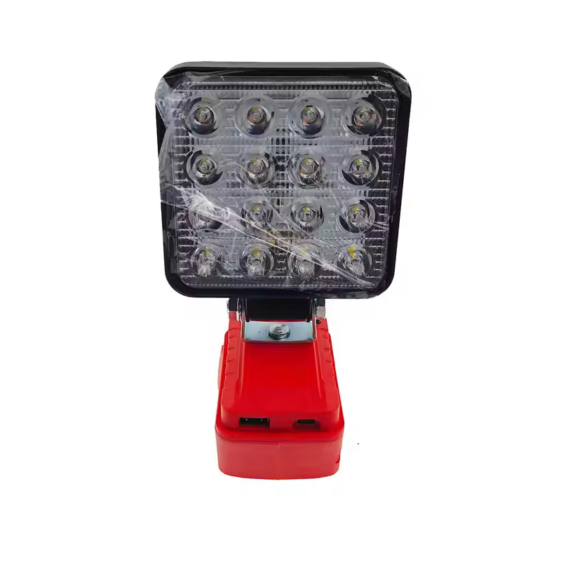 🔦 50% RABATT! ⚡ Makita 18V Kompatibles Arbeitslicht – 2-Modus LED Flutlicht, Dual USB-Anschlüsse & Ideal Für Baustelle, Werkstatt & Notfälle 🛠️