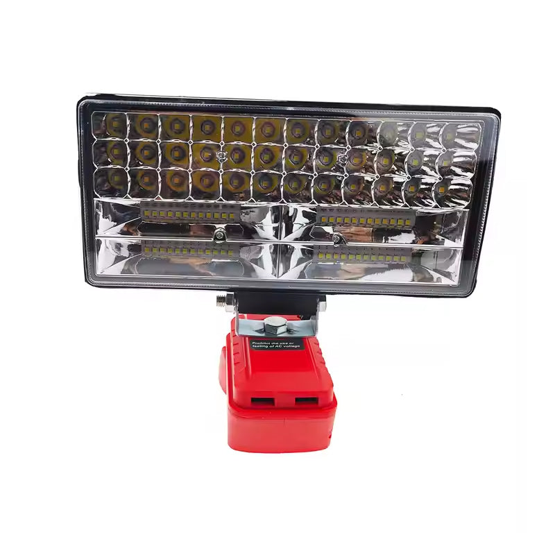 🔦 50% RABATT! ⚡ Makita 18V Kompatibles Arbeitslicht – 2-Modus LED Flutlicht, Dual USB-Anschlüsse & Ideal Für Baustelle, Werkstatt & Notfälle 🛠️