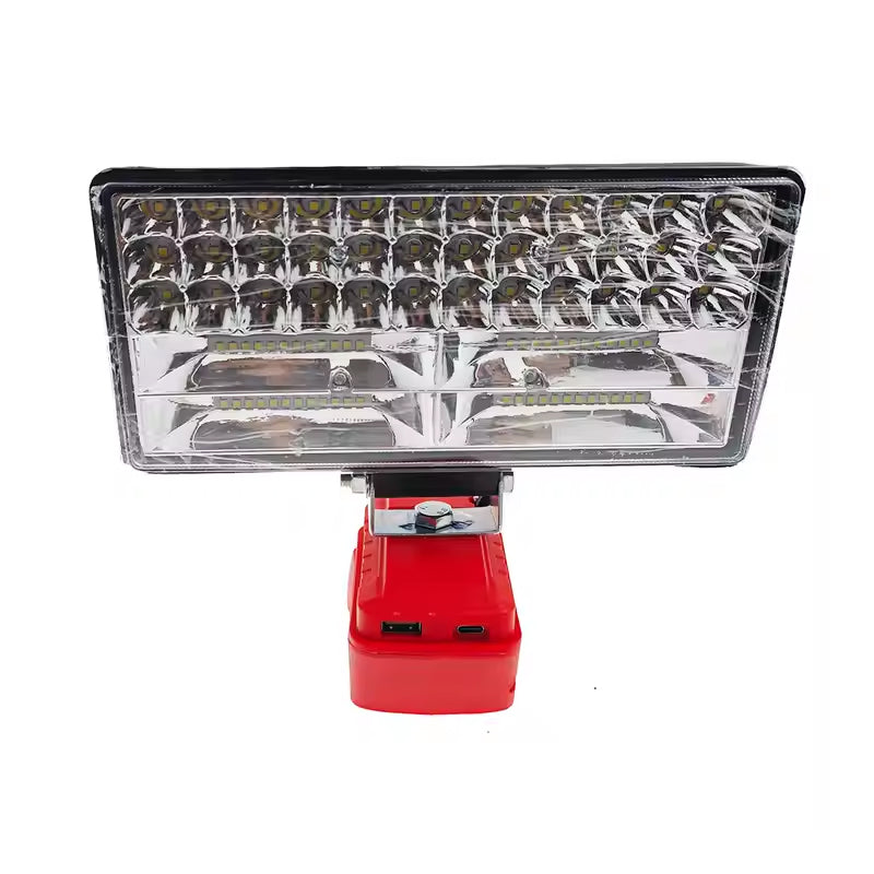 🔦 50% RABATT! ⚡ Makita 18V Kompatibles Arbeitslicht – 2-Modus LED Flutlicht, Dual USB-Anschlüsse & Ideal Für Baustelle, Werkstatt & Notfälle 🛠️
