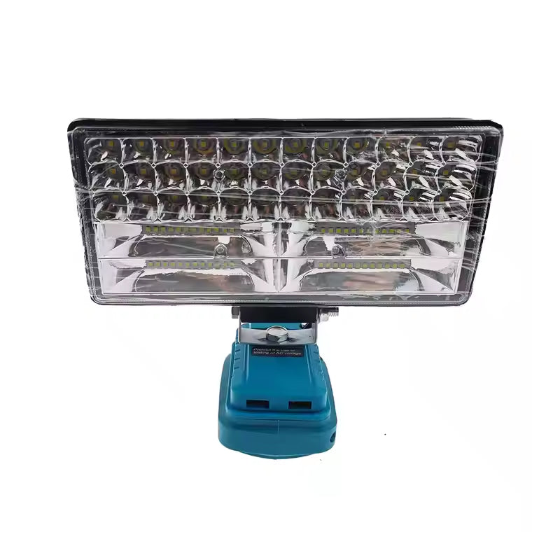 🔦 50% RABATT! ⚡ Makita 18V Kompatibles Arbeitslicht – 2-Modus LED Flutlicht, Dual USB-Anschlüsse & Ideal Für Baustelle, Werkstatt & Notfälle 🛠️