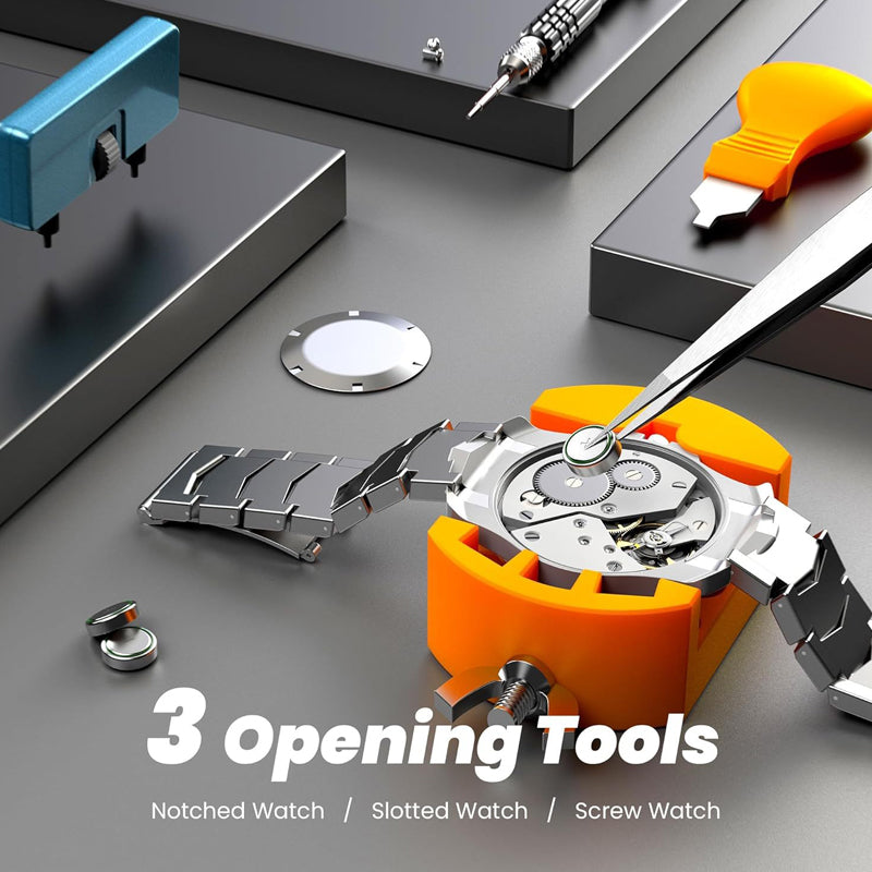 🕰️🔧 Professionelles Werkzeugset für die Uhrenreparatur – 13-in-1, Präzisionswerkzeuge & Ideal Für Uhr- & Brillenreparaturen 🛠️