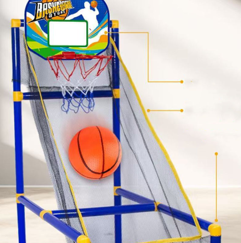 ⏰Jetzt 50 % Rabatt!⛹️Schneller Versand 🚚💨Basketball-Arcade-Spiel für Kinder (Indoor) mit 4 Bällen🏀